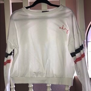 Okay crop sweat shirt